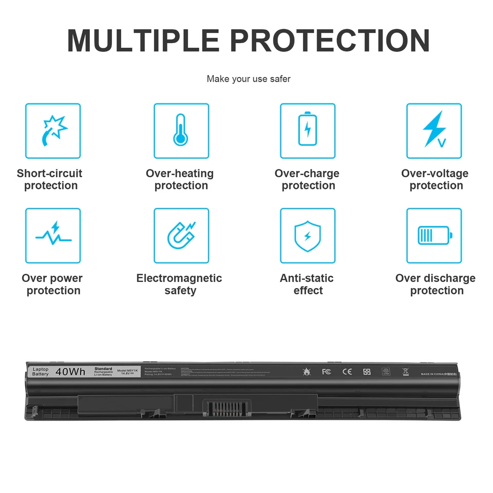 Аккумулятор для Dell Inspiron 15 5555 5559 3552 3558 3567 14 3451 3452 3458 5458 - Изображение 3 из 4