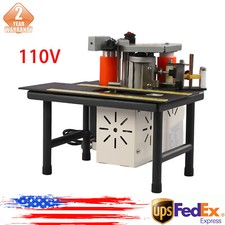 NEW Portable 110V Woodworking Edge Banding Machine Double Glue Edge Bander USA