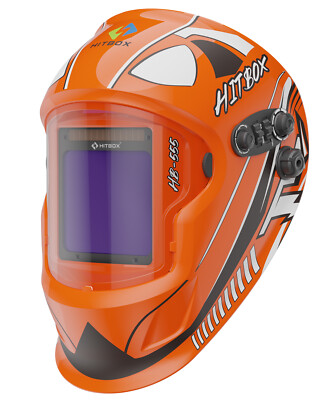 Solar Large View Auto Darkening Welding Helmet ,Arc Tig Mig Mask Grinding Welder