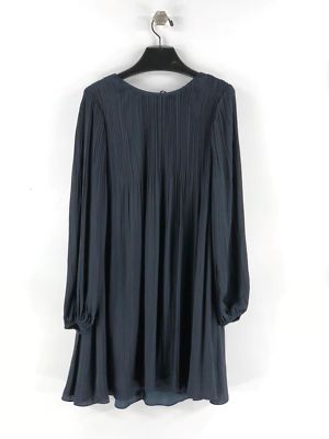 elizabeth and james pleated dress Elizabeth and James A-Line Dress Sleeveless Pleated Knee Length Black Size 10