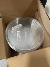 Case of 12 Cambro Clear Polycarbonate Round Lids  for 6 qt and 8 qt. Container