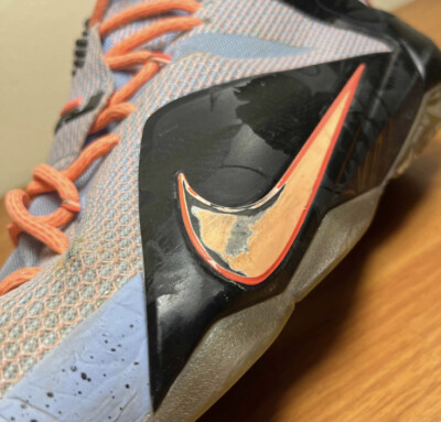 Nike Lebron 12 XII Easter Aluminum Sunset Size 11.5 Sneakers