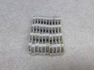 Allen Bradley 1492-CA White Clear Wire Terminal 1492CA Lot of 40