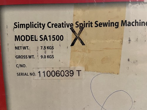 simplicity sa1500 creative spirit sewing machine new - Picture 4 of 4