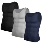 Fajas Para Hombres Faja Reductora De Hombre Men Body Shaper Compresión Camiseta