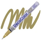 DecoColor, Paint Marker, Gold Ink, Extra Fine Point, Opaque, Permanent, Gloss