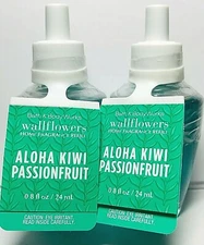 $$$AVE  ALOHA KIWI PASSIONFRUIT ~ Wallflower Refill Bulb 2PK ~ Bath & Body Works