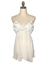 Flora Nikrooz Negligee Nightie Lingerie Ivory