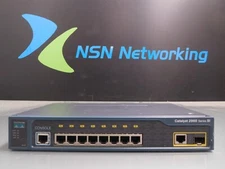 Cisco Catalyst 2960 WS-C2960-8TC-S 8-Port 10/100 Switch NO RACK EARS INCLUDED