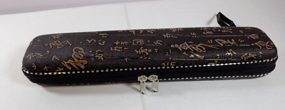 Physcool Dizi Flute Hard Case w. Beautiful Chinese Art Handwriting Lightweight 