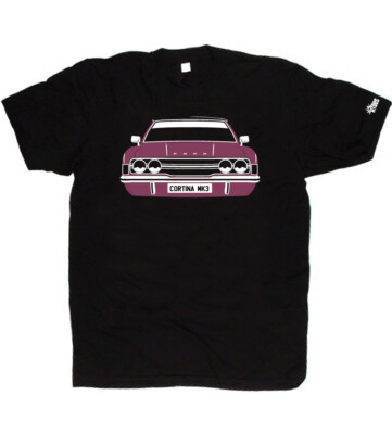 CORTINA GT T-SHIRT (Oldtimer MK 1 2 3 4 I II Lotus E RS Ford Ghia - Foto 10
