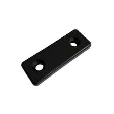 Laser Pico Toe Strap Fixing Plate - Black | Dinghy Replacement Part for Sailing