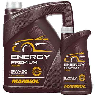 6L MANNOL ENERGY PREMIUM 5W-30 MOTORÖL passend für BMW LL-04 VW 505.01 GM dexos2