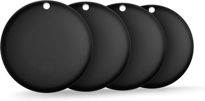 4 Pack Tracker Tags for Key, Luggage, Backpack - Compatible with Find My