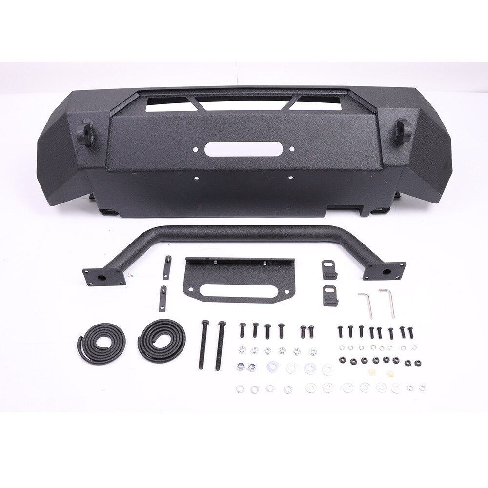 Front Bumper For 20162023 Toyota w/ Winch Plate & D Ring