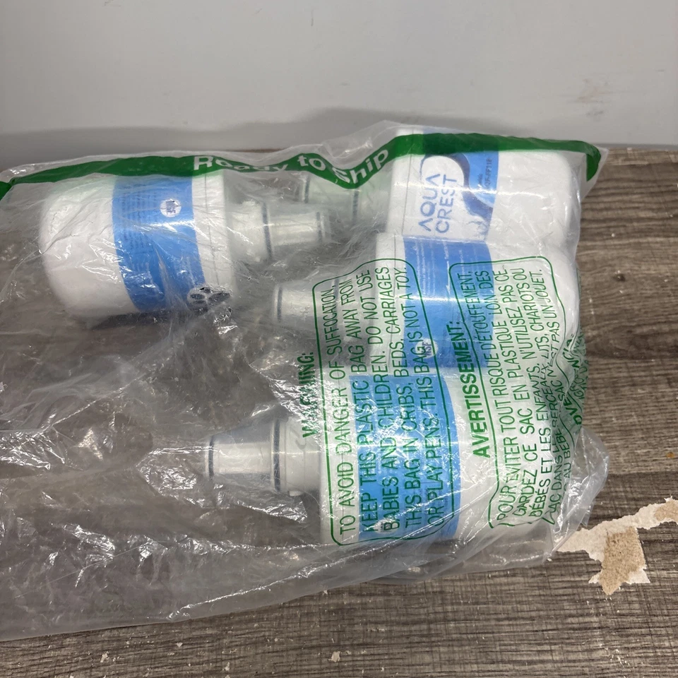 Pack of 4 Aqua Crest Refrigerator Water Filter Model AQF-FF11B SEALED - Image 2 of 2
