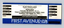 Peaches Chicks On Speed Larry Treet Concert Ticket Stub First Avenue 2002 MN
