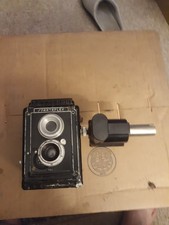 Vintage 1940-1950s UNTESTED Spartus Spartaflex 120 Film Camera - For parts/decor