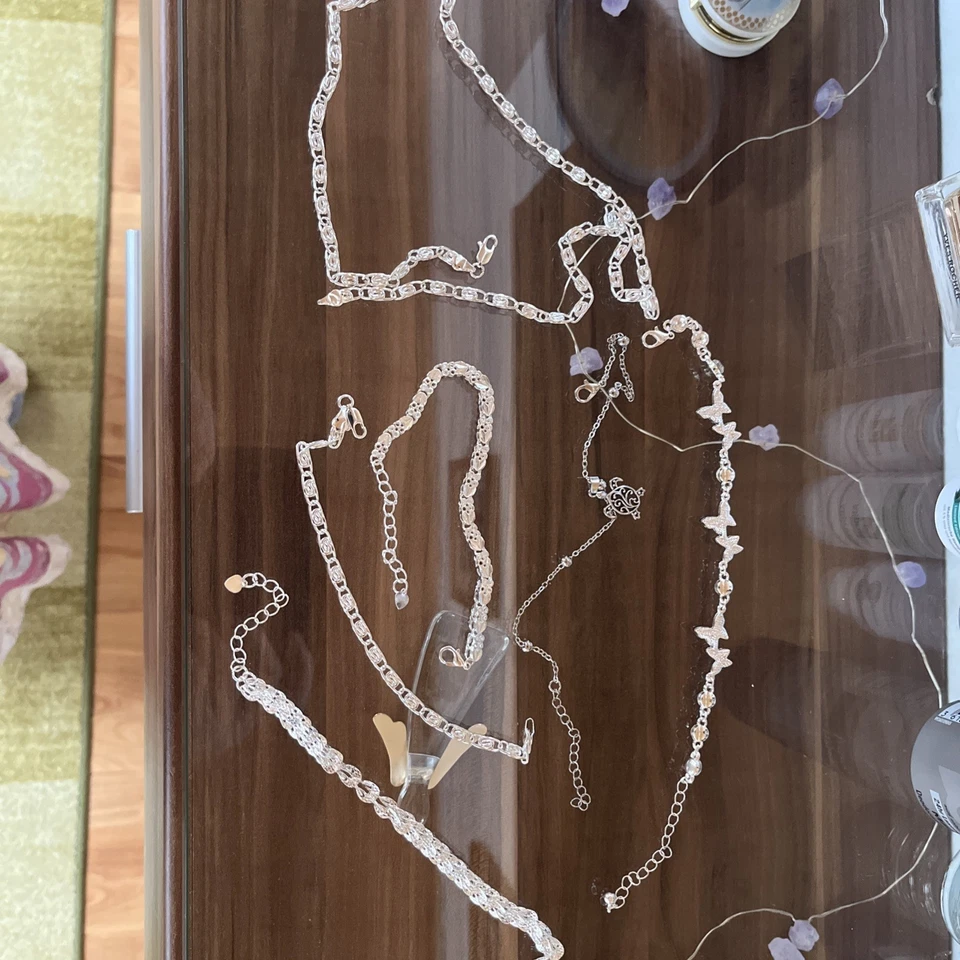 Konvolut Silber Damen Armband , Kette , Anhänger 7 Teile - Bild 2 von 4