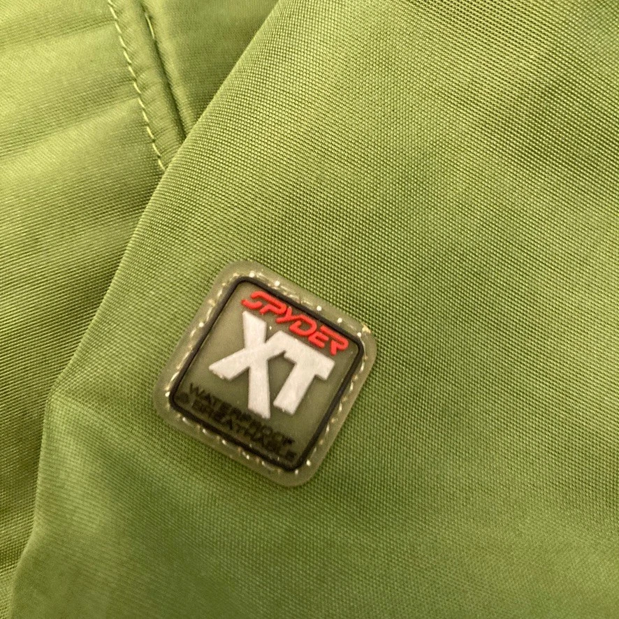 SPYDER Xscap Ski Jacket Mens XL Green Snowboard Shell Only No Hood - Image 3 of 4