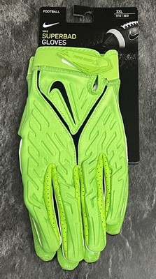 Nike Superbad 6.0 Football Gloves Liquid Lime Adult Size XXXL
