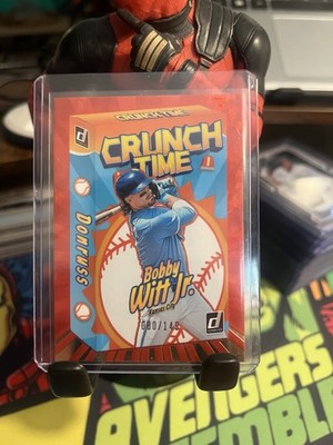 2026 Panini Donruss Bobby Witt Jr. Crunch Time Red Xplosion /149 #3 Royals