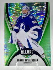 2025-26 Allure Hockey Andrei Vasilevskiy Green Quartz #64/99 TT.B. Lightning #76