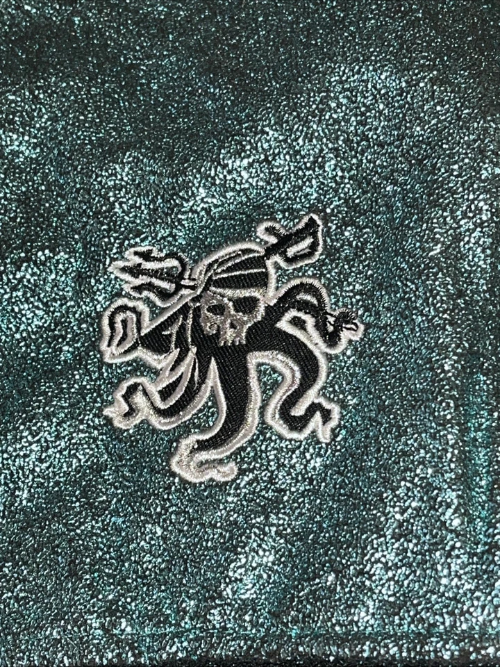 Chaleco Uma Disney Descendants 3 Azul Teal Verde con Volantes Negros Niñas Talla XL 14/16 Foto 4 de 4