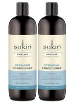 2 x Sukin Hydrating Conditioner 500Ml Strengthens and Repairs Dry Damaged Hair 7.70 per litre