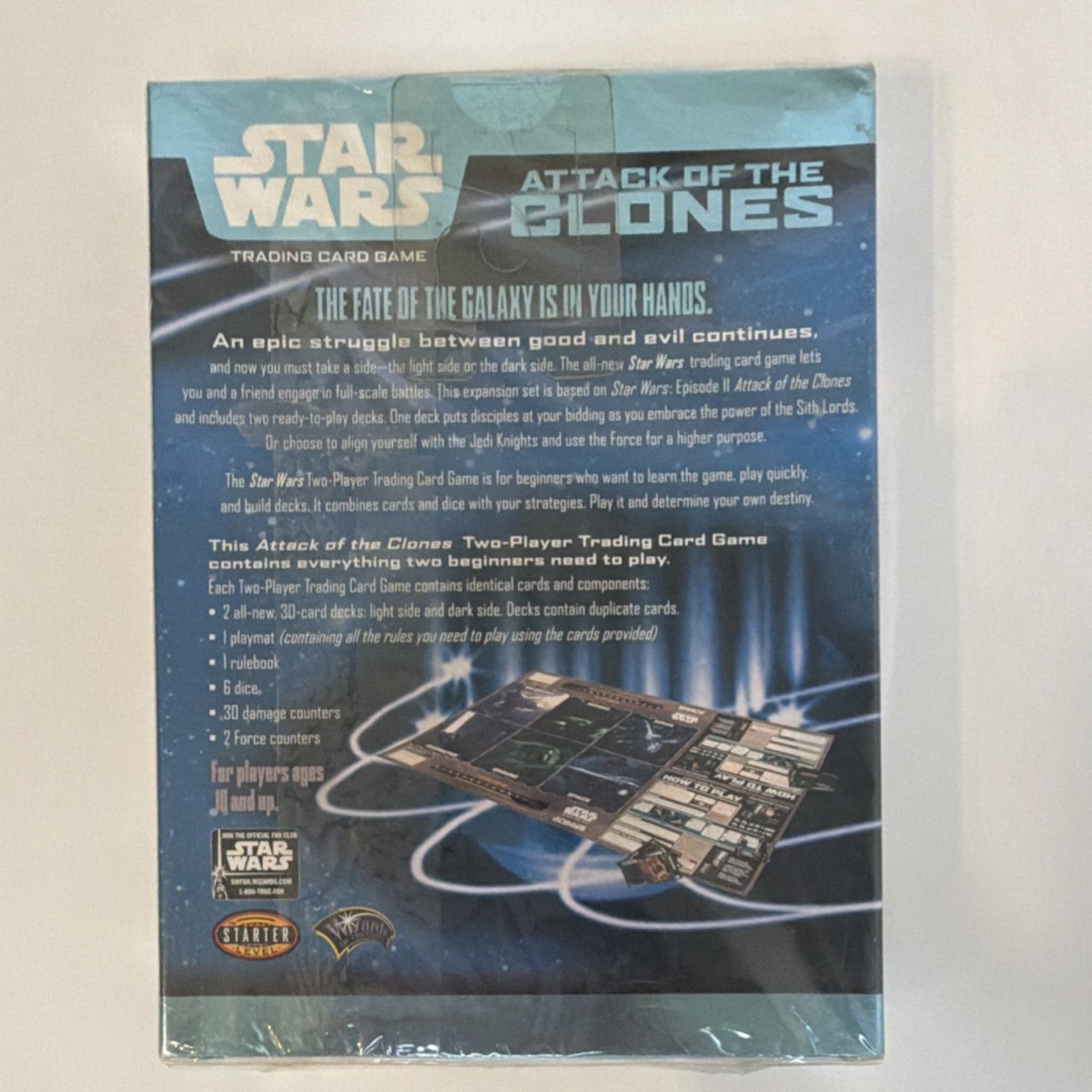 Star Wars Wizards Attack of the Clones Trading Card Game Starter