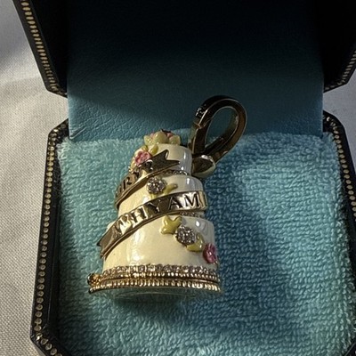 Authentic Juicy Couture Wedding Tiered Cake Charm NEW W/Box