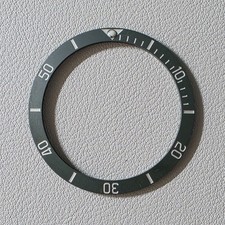 SEIKO Bezel Insert SKX007 / 58 Deep Green Matte Ceramic Sloped C3