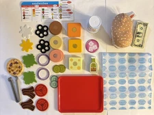 Melissa & Doug Slice & Stack Sandwich Replacement Lot Tons Of Pieces