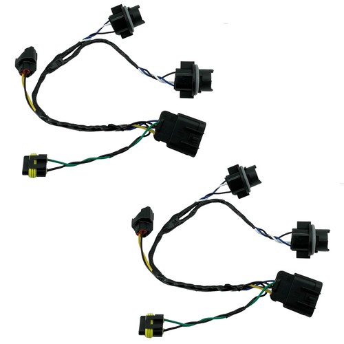 2pcs Headlight Wiring Harness Compatible with 2008-2014 Chevrolet Silverado 1