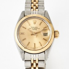 ROLEX Oyster Perpetual Date 26 mm, stainless/18 k guld