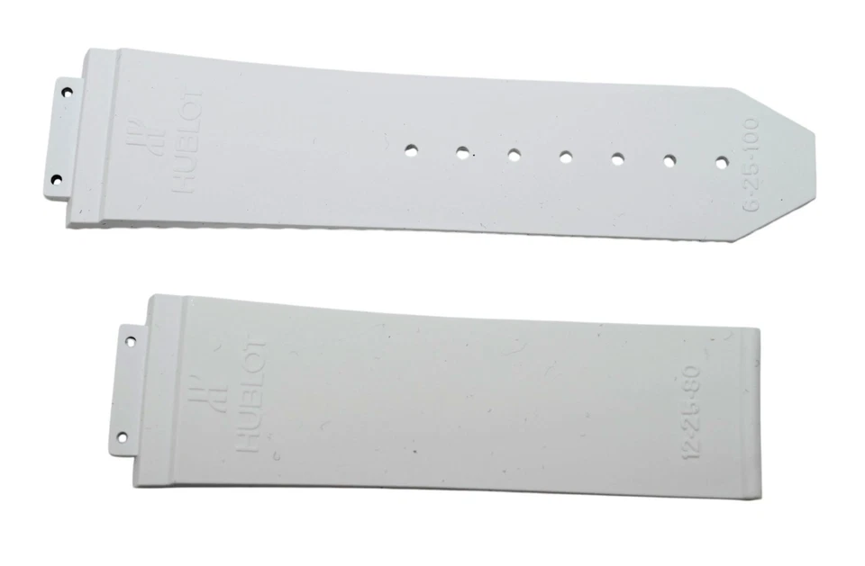 Hublot Big Band 25mm White Rubber Racing Tire New Watch Band 6-25-100, 12-25-80! - Image 2 of 4