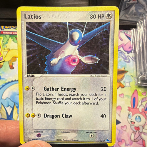 Latios 2/10 Nintendo Promo Basic 80 HP Regular English 2004 Pokemon TCG *DMG*