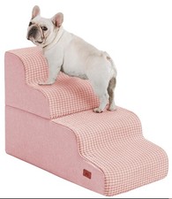 ABCPET Dog Step for Bed, Dog Stair 4-Step 35D Pet Stair 19.7" H for High Bed or