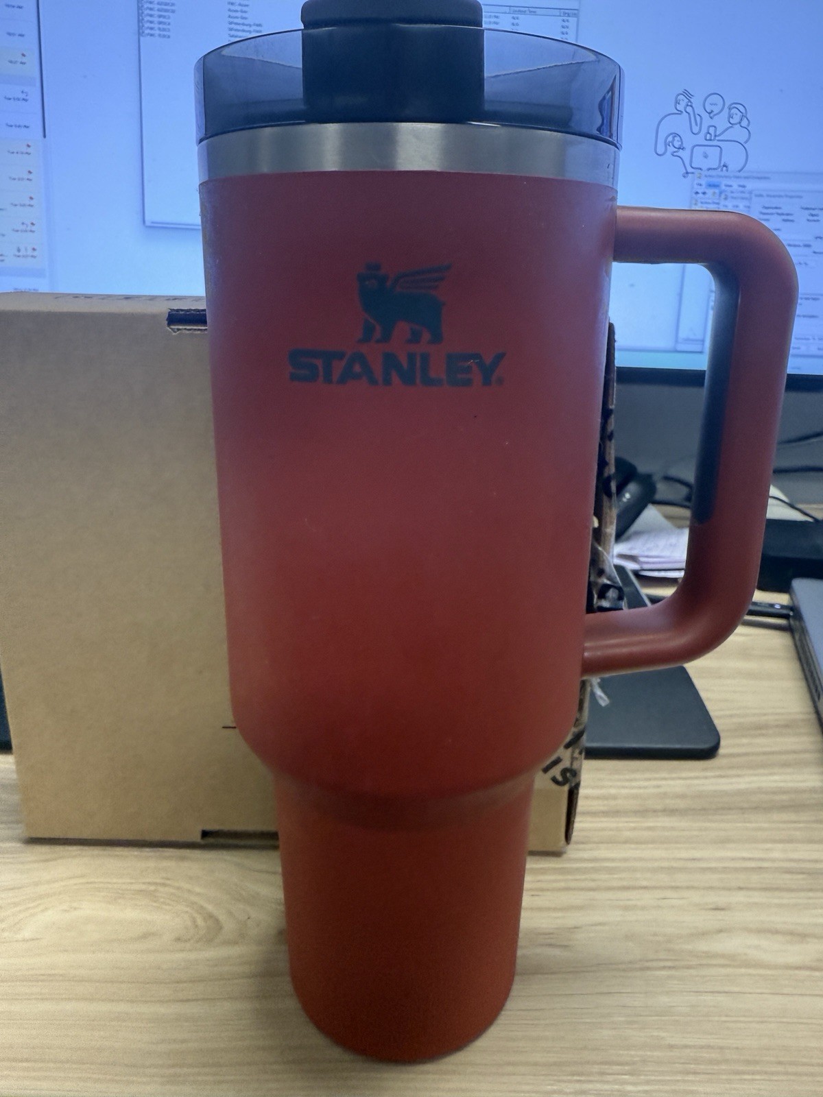 Stanley 40oz Tumbler in Tigerlily Plum Color – Insulated Stainless Steel