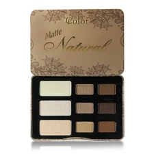 Cosmetics - Matte Natural, 9-Color Eyeshadow Palette Matte Finish, Highly Pig...