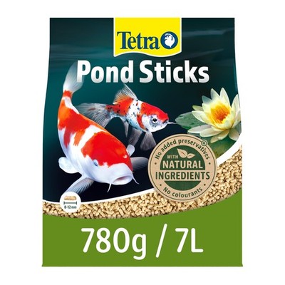 Tetra Pond Fischfutter Sticks 780g - biologisch 780g (1er Pack), grün 