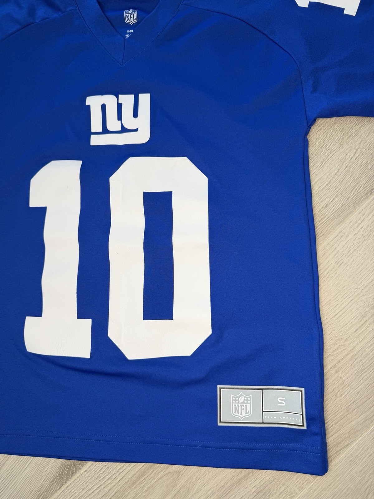 Official NFL youth jersey for the New York Giants, featuring Eli Manning #10 thumbnail 3