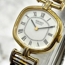 SEIKO Battery Watch Working 2320-6700 Octagon Combination