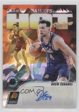 2023-24 NBA Hoops Premium Stock Hot Signatures Ice Prizm Drew Eubanks Auto 1g7u