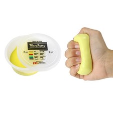 Cando Theraputty Plus 2 Oz Yellow Anti-microbial Hand Exercise Putty Soft