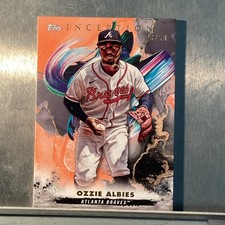 2023 Topps Inception Orange 25/50 Ozzie Albies #84 1ja4