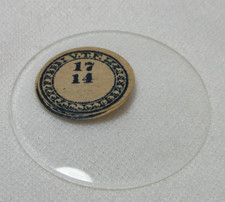 THICK GLASS POCKET WATCH CRYSTAL NEW OLD STOCK SIZE 17 0/16 WATCHMAKER A17