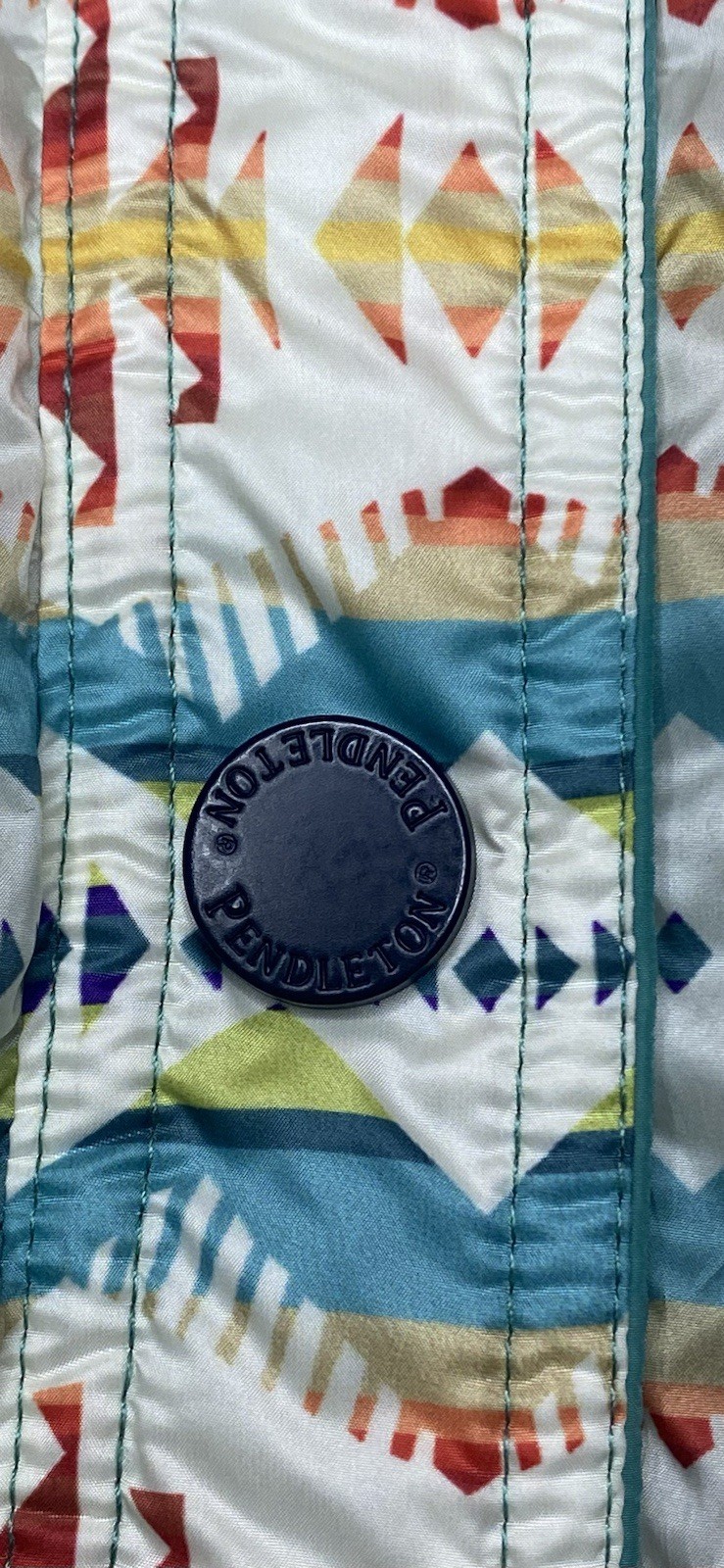 Pendleton Reversible Jacket Lightweight Quilted A… - image 10