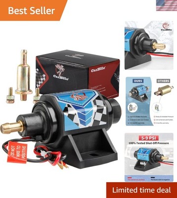 Universal 12 Volt Electric Fuel Pump 35 GPH - 5-9 PSI for Carburetor Engines