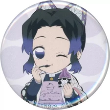 Badge/Pin Shinobu Kocho "Demon Slayer: Kimetsu no Yaiba x Maruyama Gelato Can